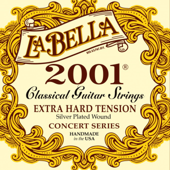 2001EH Extra Hard Комплект струн для классической гитары, La Bella от магазина Соло в Иркутске