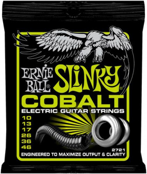 P02721 Cobalt Regular Slinky Комплект cтрун для электрогитары, кобальт 10-46, Ernie Ball от магазина Соло в Иркутске