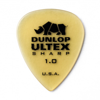 433R1.0 Ultex Sharp Медиаторы 72шт, толщина 1.0мм, Dunlop от магазина Соло в Иркутске
