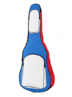 MZ-ChG-12-3red/blue/wh Чехол для гитары дредноут, MEZZO от магазина Соло в Иркутске