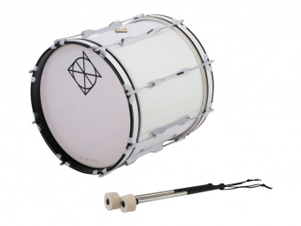 PMZCL4161-WT Маршевый бас-барабан, 16" х 14", Dixon от магазина Соло в Иркутске