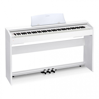 PX-770WE Privia Цифровое пианино со стойкой и педалями, белое, Casio от магазина Соло в Иркутске