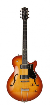 039852 Montreal Premiere Supreme Lightburst Flame HG Электрогитара арктоп, с чехлом, Godin от магазина Соло в Иркутске