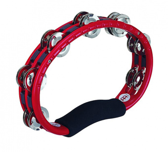 TMT1R Traditional Тамбурин, 2 ряда бубенцов, пластик, красный, Meinl от магазина Соло в Иркутске