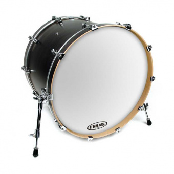 BD24RSW EQ3 Resonant Smooth White Пластик для бас-барабана 24", резонансный, Evans от магазина Соло в Иркутске
