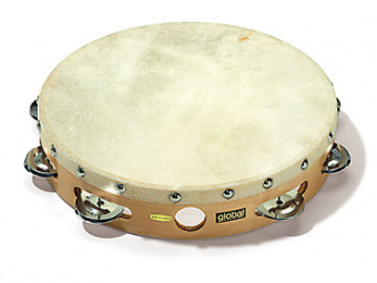 90531200 Global CG T 10N Тамбурин 10", кожа, 9 пар бубенцов, Sonor от магазина Соло в Иркутске