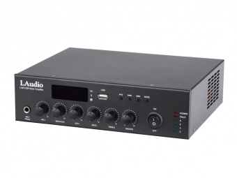 LAM120B Микшер усилитель мощности трансляционный, 120Вт, LAudio от магазина Соло в Иркутске