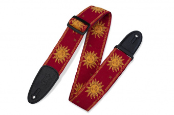 MPJG-SUN-RED Print Series Ремень для гитары, тканый, солнце/красный, Levy's от магазина Соло в Иркутске