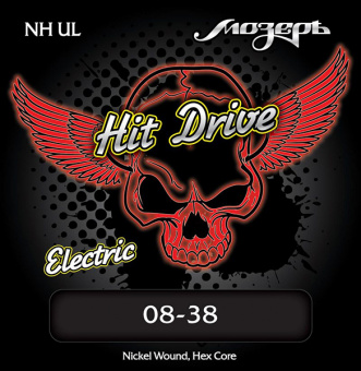 NH-UL Hit Drive Ultra Light Комплект струн для электрогитары, 8-38, Мозеръ от магазина Соло в Иркутске