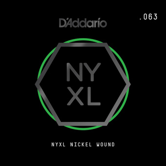 NYNW063 NYXL Отдельная струна для электрогитары, никелированная, 063, D'Addario от магазина Соло в Иркутске