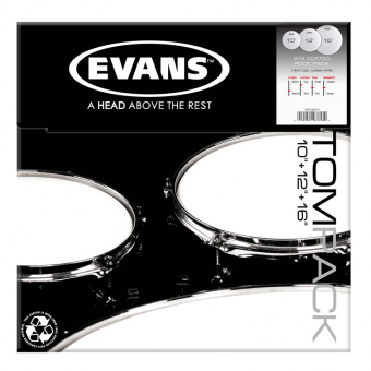 ETP-G14CTD-R G14 Coated Rock Набор пластика для том барабана 10"/12"/16", Evans от магазина Соло в Иркутске