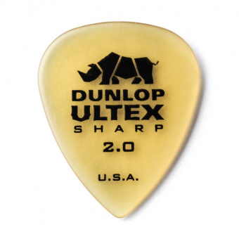 433R2.0 Ultex Sharp Медиаторы 72шт, толщина 2,0мм, Dunlop от магазина Соло в Иркутске