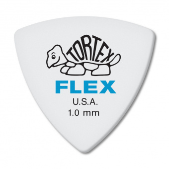 456R1.0 Tortex Flex Медиаторы, 72шт, толщина 1,00мм, треугольные, Dunlop от магазина Соло в Иркутске