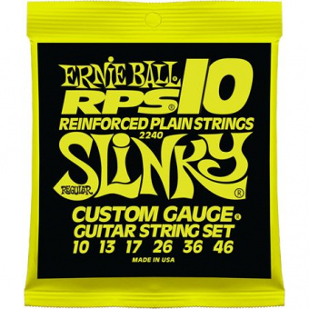 P02240 Regular Slinky RPS10 Комплект струн для электрогитары, никель, 10-46, Ernie Ball от магазина Соло в Иркутске