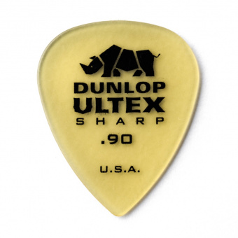 433P.90 Ultex Sharp Медиаторы 6шт, толщина 0,90мм, Dunlop от магазина Соло в Иркутске