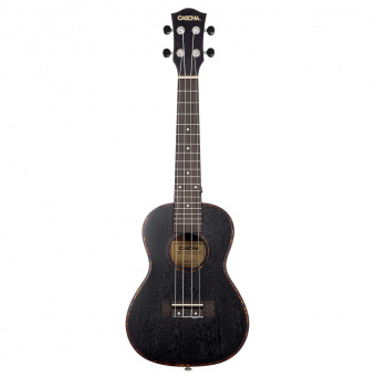 HH-2300 Mahogany Series Укулеле концертный, с чехлом, черный, Cascha от магазина Соло в Иркутске