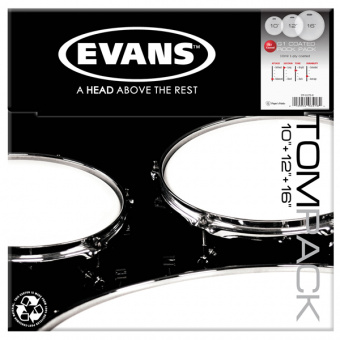 ETP-G1CTD-R G1 Rock Набор пластика для том барабана, с покрытием 10"/12"/16", Evans от магазина Соло в Иркутске