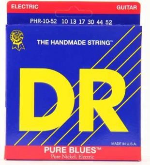 PHR-10/52 Pure Blues Комплект струн для электрогитары, никель, Big - Heavy, 10-52, DR от магазина Соло в Иркутске