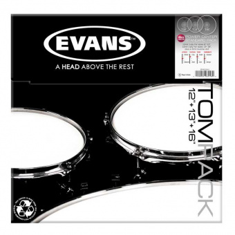 ETP-PC1CLR-S Power Center Clear Standard Набор пластика для том барабана 12''/13''/16'', Evans от магазина Соло в Иркутске