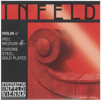 IR01 Infeld Red Отдельная струна E/Ми для скрипки размером 4/4, среднее натяжение, Thomastik от магазина Соло в Иркутске