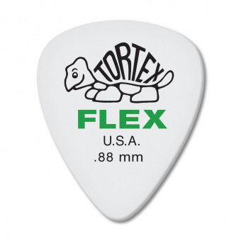 428P.88 Tortex Flex Медиаторы, 12шт, толщина 0,88мм, Dunlop от магазина Соло в Иркутске