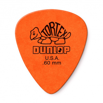 418P.60 Tortex Standard Медиаторы 12шт, толщина 0,60мм, Dunlop от магазина Соло в Иркутске