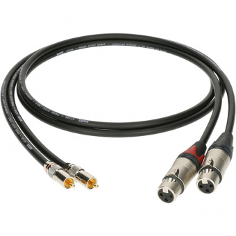 ALPF020 Кабель акустический XLRf-RCA, 2м, 2шт, Klotz от магазина Соло в Иркутске