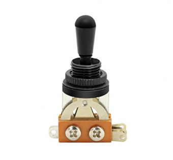 TGS102-BK/BK Переключатель 3-х позиционный, черный/черный, Paxphil от магазина Соло в Иркутске