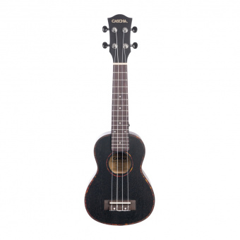 HH-2262 Mahogany Series Укулеле сопрано, с чехлом, черный, Cascha от магазина Соло в Иркутске