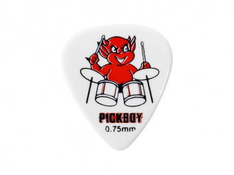 GP-211-1/075 Celltex Red Devil Медиаторы 50шт, толщина 0.75мм, Pickboy от магазина Соло в Иркутске