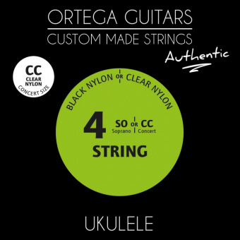 UKA-CC Authentic Комплект струн для концертного укулеле, Ortega от магазина Соло в Иркутске