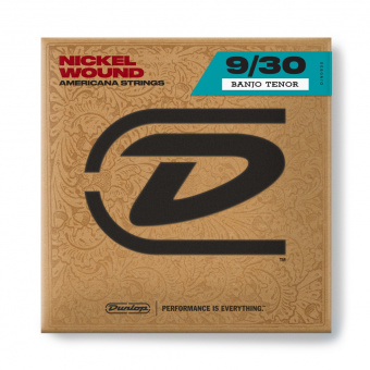 DJN0930 Комплект струн для банджо тенор, никель, 9-30, Dunlop от магазина Соло в Иркутске