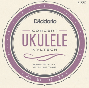EJ88C Комплект струн для концертного укулеле, D'Addario от магазина Соло в Иркутске