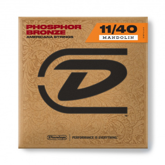 DMP1140 Комплект струн для мандолины, фосф.бронза, Medium, 11-40, Dunlop от магазина Соло в Иркутске