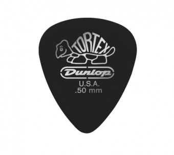 488P.50 Tortex Pitch Black Standard Медиаторы 12шт, толщина 0,50мм, Dunlop от магазина Соло в Иркутске