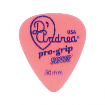 TPGB351.50TH Pro-Grip Brites Медиаторы, 12шт, делрин, 0.50мм, стандартные, D'Andrea от магазина Соло в Иркутске