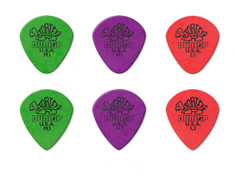 4720 Tortex Jazz Коробка медиаторов 216шт, 3 толщины, 2 формы, Dunlop от магазина Соло в Иркутске
