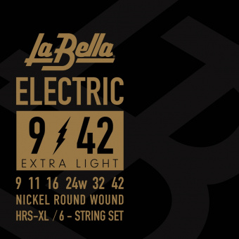 HRS-XL Комплект струн для электрогитары 009-042 La Bella от магазина Соло в Иркутске