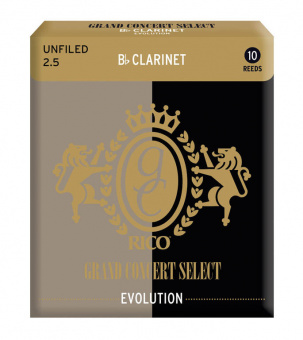 RGE10BCL250 Grand Concert Select Evolution Трости для кларнета Bb, размер 2.5, 10шт, Rico от магазина Соло в Иркутске