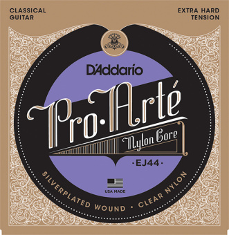 EJ44 PRO ARTE Струны для классической гитары нейлоновые Extra Hard D`Addario от магазина Соло в Иркутске