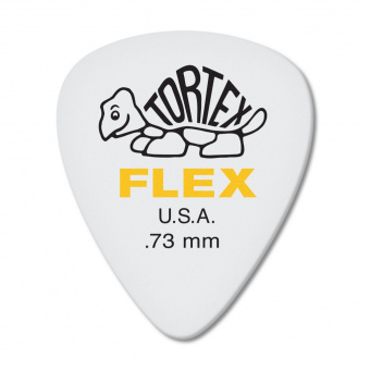 428P.73 Tortex Flex Медиаторы, 12шт, толщина 0,73мм, Dunlop от магазина Соло в Иркутске