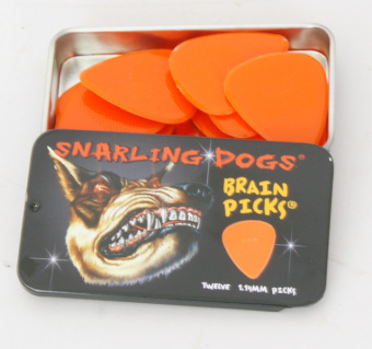 TNSDB351-1.14 Brain Picks Медиаторы 12шт, толщина 1.14, Snarling Dogs от магазина Соло в Иркутске