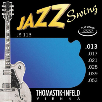 JS113 Jazz Swing Комплект струн для акустической гитары, Medium, сталь/никель, 13-53, Thomastik от магазина Соло в Иркутске