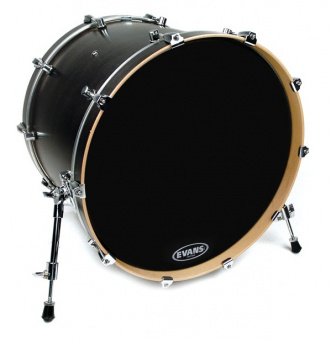 BD22RBG Resonant Black Пластик для бас-барабана 22", резонансный, черный, Evans от магазина Соло в Иркутске