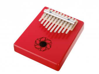 KMKr-2-R Escudo Калимба, резонаторная, 10 язычков, трапеция, красная, Мозеръ от магазина Соло в Иркутске