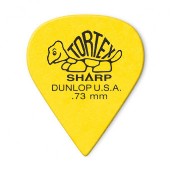 412P.73 Tortex Sharp Медиаторы 12шт, толщина 0,73мм, Dunlop от магазина Соло в Иркутске