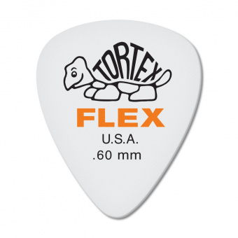 428P.60 Tortex Flex Медиаторы, 12шт, толщина 0,60мм, Dunlop от магазина Соло в Иркутске
