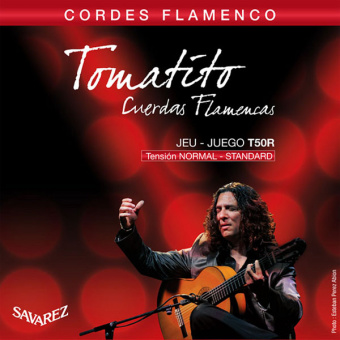 T50R Flamenco Tomatito Комплект струн для классической гитары, норм.натяжение, посеребр., Savarez от магазина Соло в Иркутске