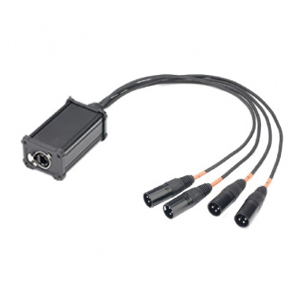 CXA031 DMX кабель, 4хXLR(3p)male - RJ-45, Soundking от магазина Соло в Иркутске
