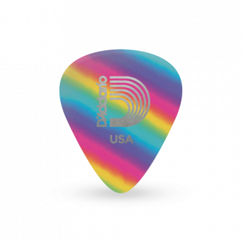 1CRB2-10 Rainbow Медиаторы, целлулоид, расцветка радуга, 10шт, тонкие, Planet Waves от магазина Соло в Иркутске